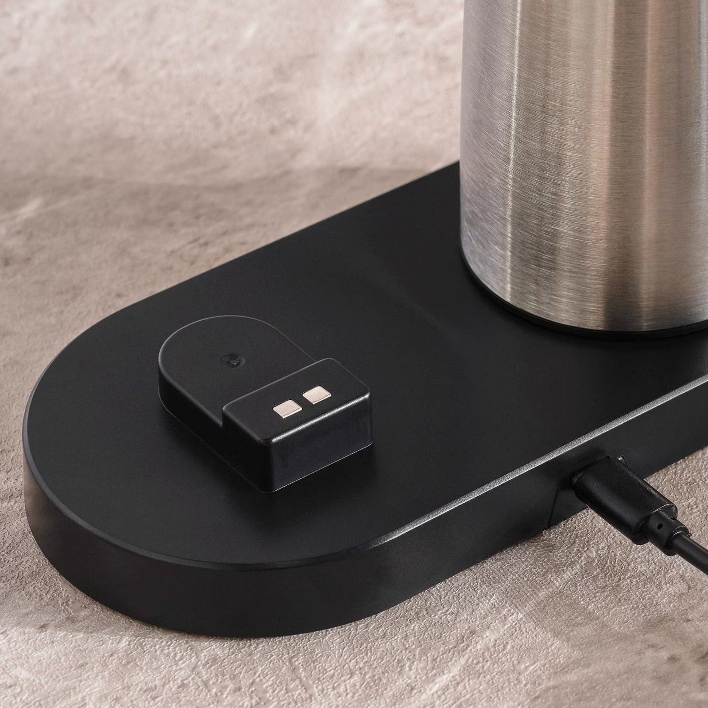 Rechargeable Gravity Salt and Pepper Mill Set – Stainless Steel Automatic Grinder with Adjustable Coarseness