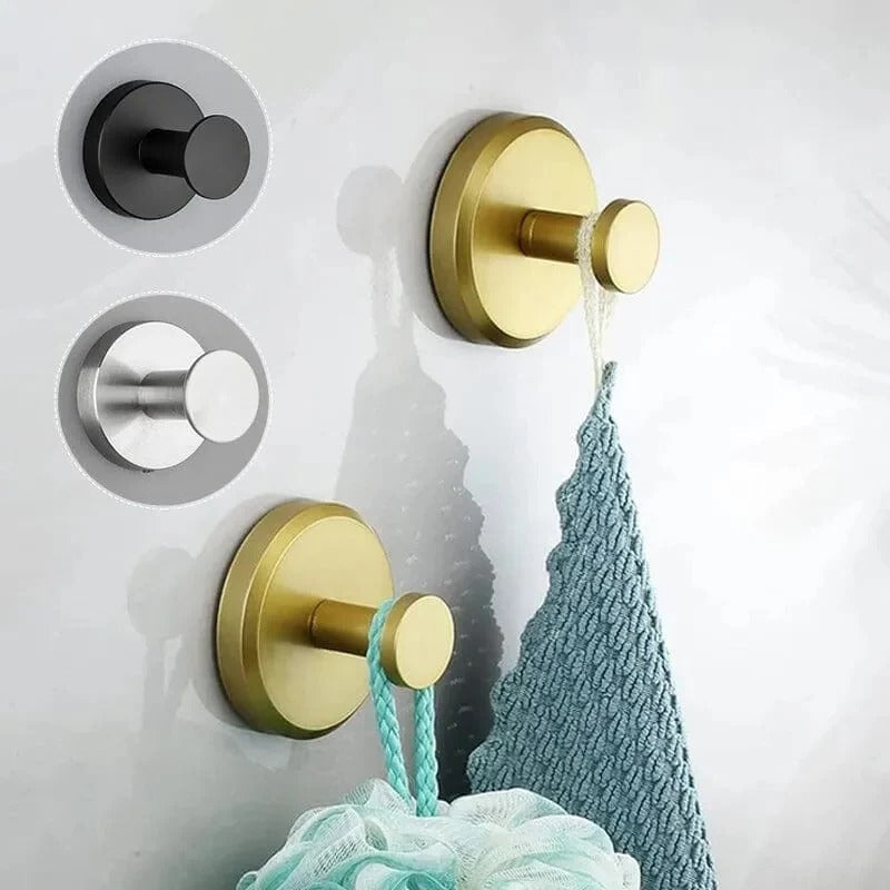 Twist-Lock Suction Cup Hooks with Water-Resistant Design for Smooth Surfaces