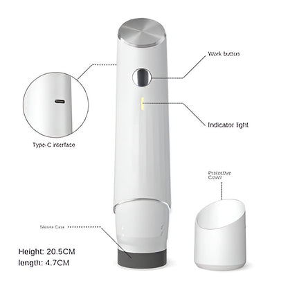 Portable Vacuum Sealer with Rechargeable Battery and Reusable Valve Bags