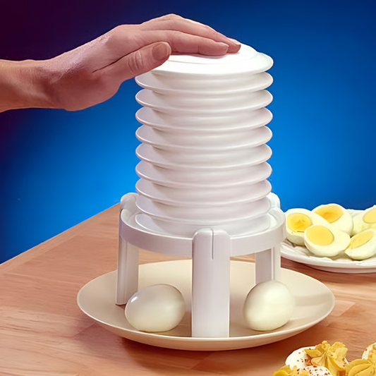 Boiled Egg Peeler with Press-Down Mechanism and Compact Design