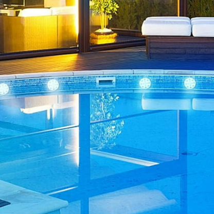 Submersible LED Pool Light with Remote Control and Multiple Colors