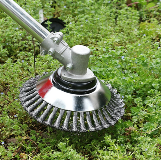 Braided Carbon Steel Weed Trimmer Attachment with Universal Compatibility