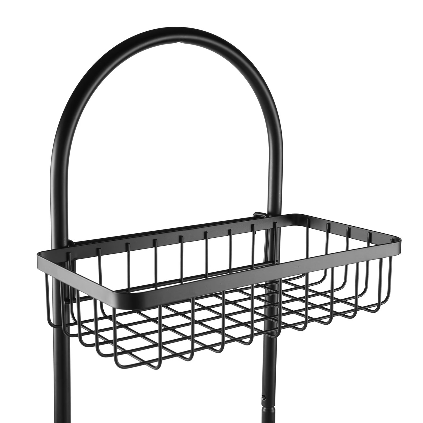 3-Tier Metal Shower Caddy, Black Bathroom Organizer