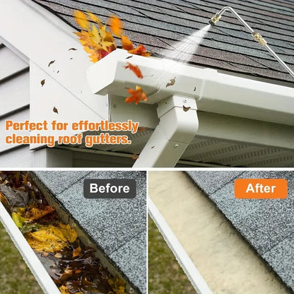 Telescoping Pressure Washer Wand with 8-10ft Extension and Multiple Nozzle Tips, 4000 PSI