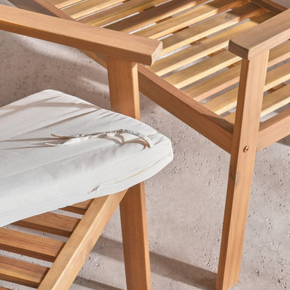 Inver Outdoor Wooden Sofa Set with Coffee Table, 4 Seating Capacity