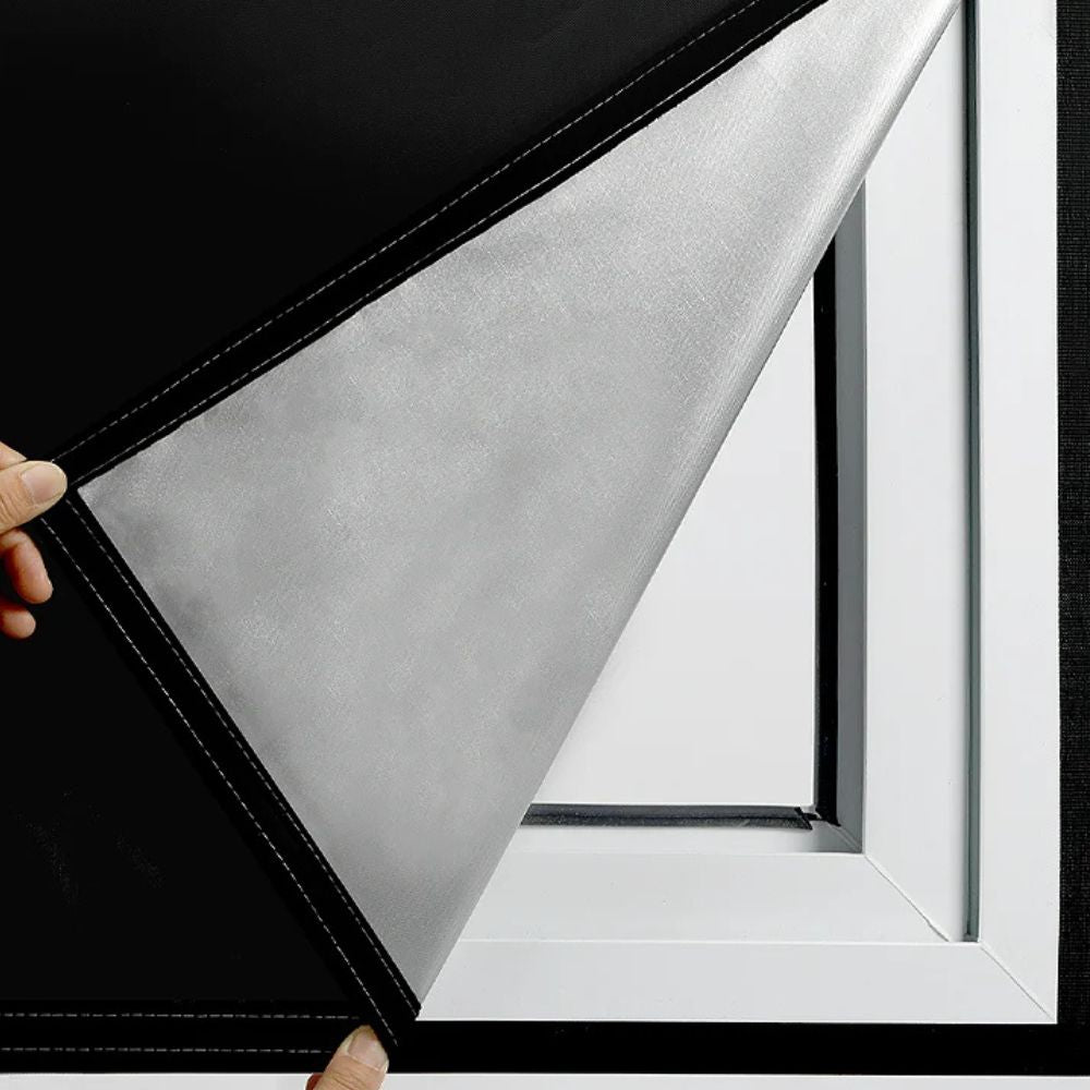 Static Cling Blackout Window Shade with Heat Blocking and Privacy Protection