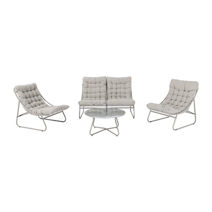 Auren Outdoor Sofa Set with Coffee Table, 4 Seater
