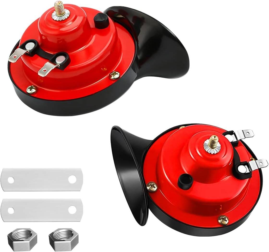 Dual Tone Train Horn with Tungsten Contacts and Waterproof Seal, 12V