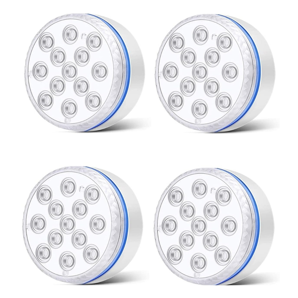 Submersible LED Pool Light with Remote Control and Multiple Colors