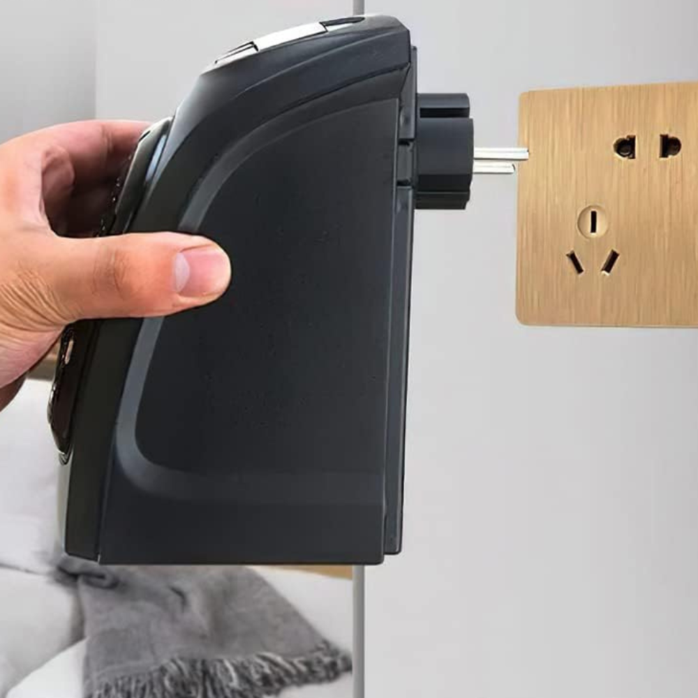 Ceramic Space Heater with Dual Speed and 12-Hour Timer, Wall Mountable