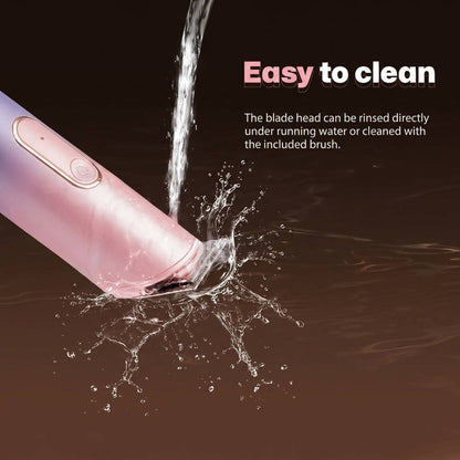 Womens Bikini Trimmer Rechargeable, Wet Dry Sensitive Skin Electric Shaver with Dock