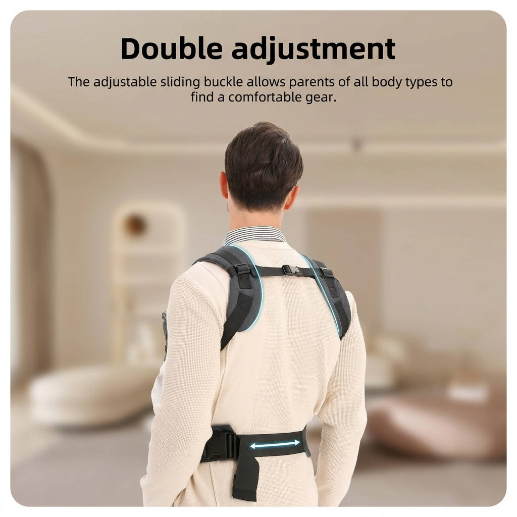 4 in 1 Baby Carrier for Newborn and Toddler, Adjustable Infant Carrier