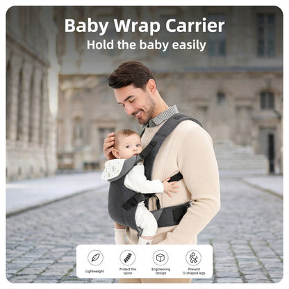 4 in 1 Baby Carrier for Newborn and Toddler, Adjustable Infant Carrier