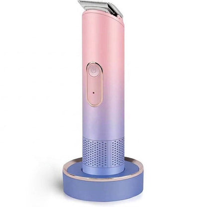 Womens Bikini Trimmer Rechargeable, Wet Dry Sensitive Skin Electric Shaver with Dock