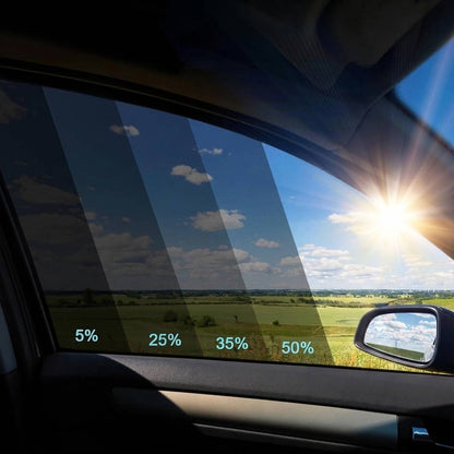 Uncut Roll Car Window Tint Film, Universal Windshield Sun Shade & Privacy Film, Anti Scratch UV Heat Blocking and Glare Protection Roll for Cars, SUVs & Trucks