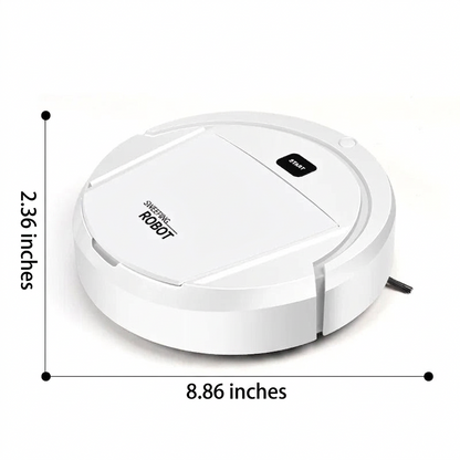Robotic Floor Cleaner with Quiet Motor and Obstacle Sensors, 90-Minute Runtime