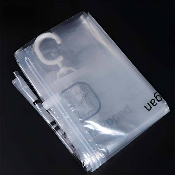 Vertical Hanging Vacuum Storage Bags with Airtight Seal and Reusable Design, Set of 4