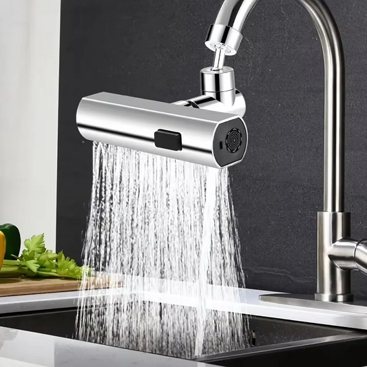 Faucet Flow Adapter with Splash Control and Focused Water Stream