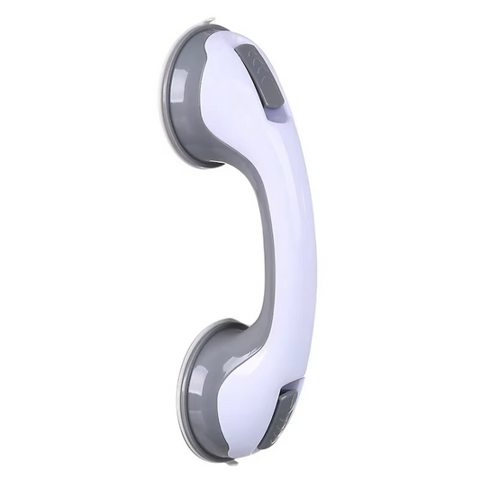 Bathroom Grab Bar with Suction Cups and Textured Grip, Tool-Free Installation