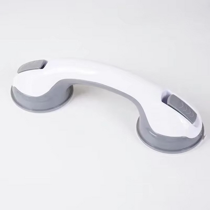 Bathroom Grab Bar with Suction Cups and Textured Grip, Tool-Free Installation