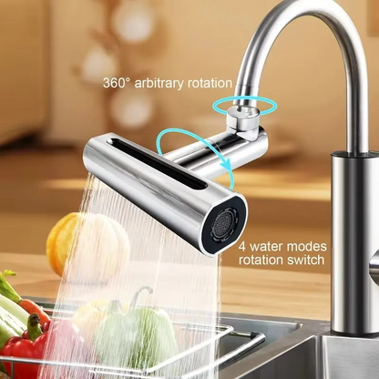Faucet Flow Adapter with Splash Control and Focused Water Stream