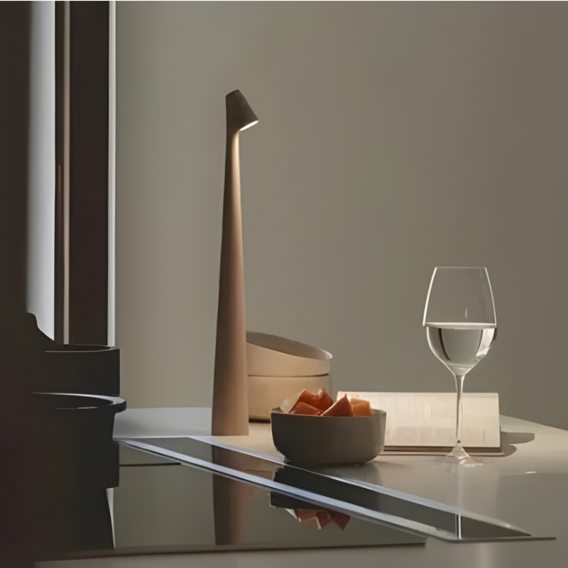 Rechargeable Touch Control Table Lamp with Adjustable Color Temperature and Stepless Dimming