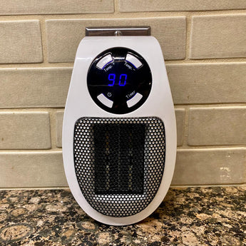 Portable Space Heater with Programmable Timer and Tip-Over Protection, 350 sq ft Coverage
