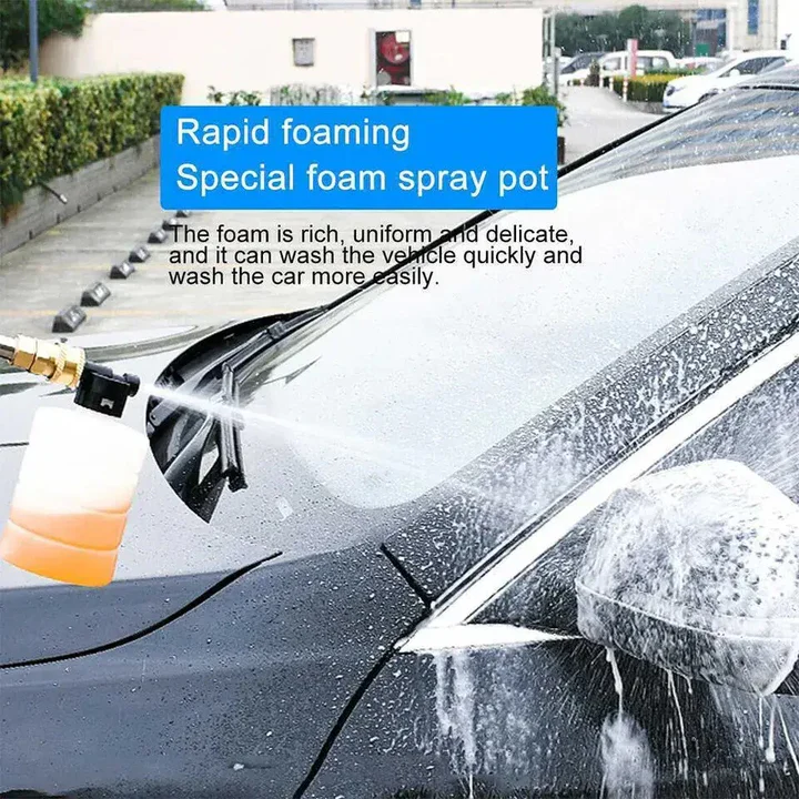 Battery Powered Pressure Washer with Adjustable Spray Nozzles and Dual Batteries