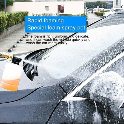 Battery Powered Pressure Washer with Adjustable Spray Nozzles and Dual Batteries