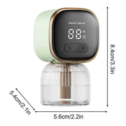 Ultrasonic Mosquito Repellent Plug with Programmable Timer and Night Light