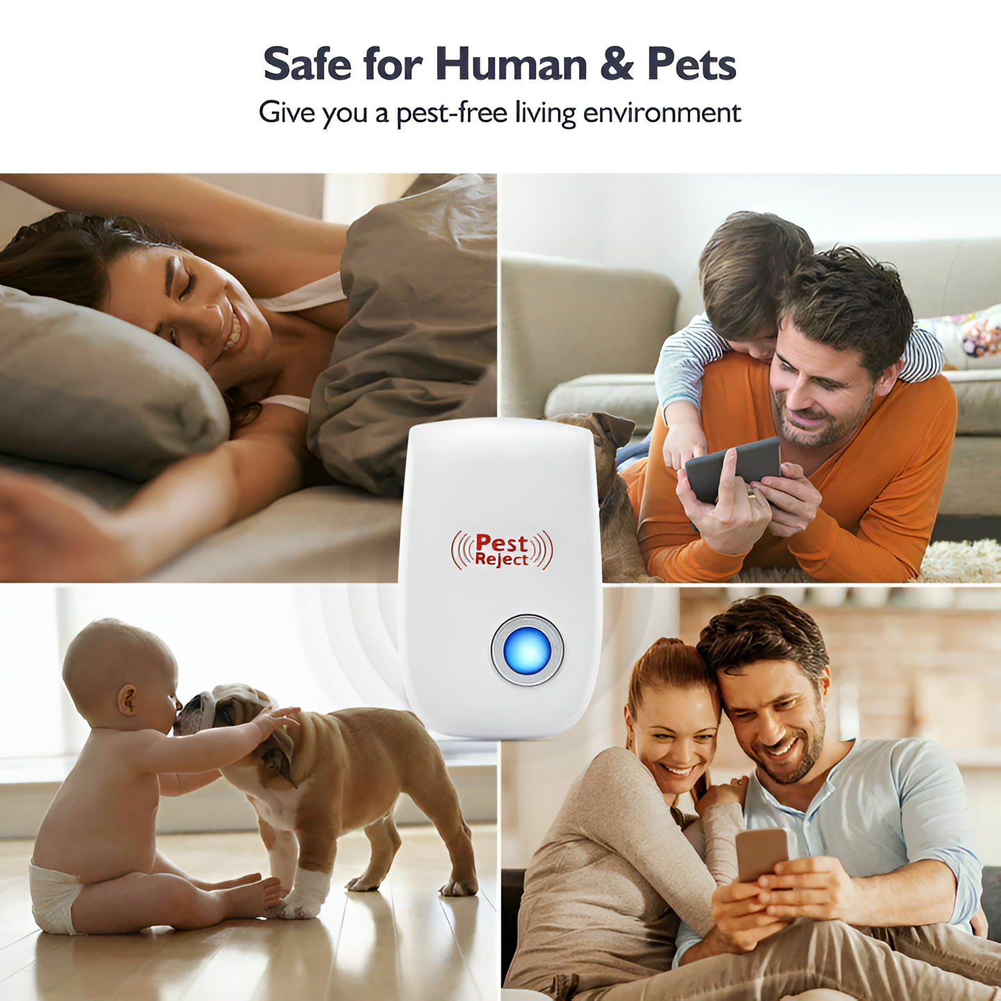 Solar-Powered Motion-Activated Squirrel Deterrent with LED Flash and Adjustable Ultrasonic Sound