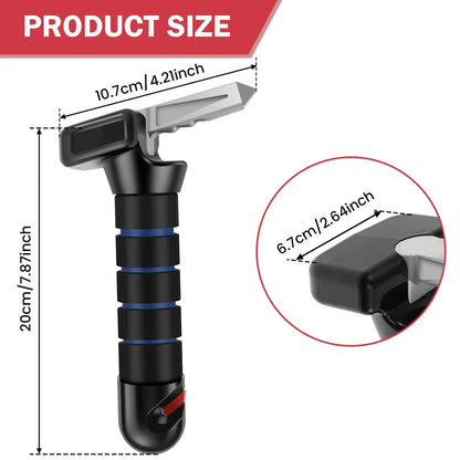 Vehicle Door Assist Handle with Foam Grip and Emergency Tools, 2 Pack