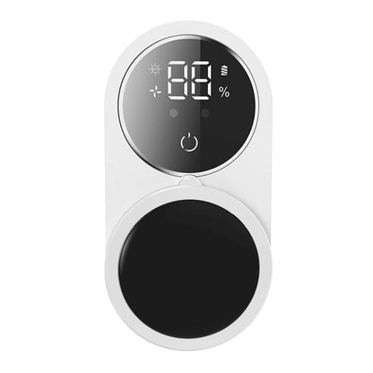 Wall Mount Toothbrush Sterilizer with Touchless Sensor and Automatic Air Dry, Multi-Compartment for Electric and Manual Brushes