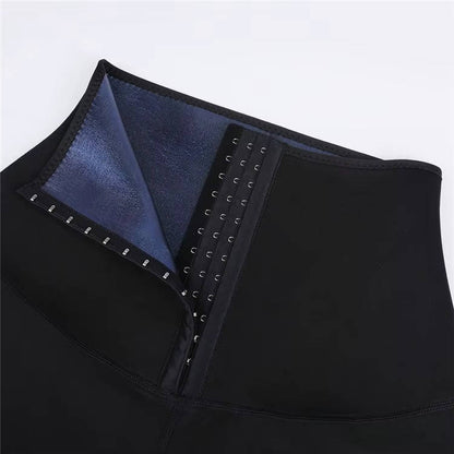 Womens High Waist Sauna Shorts, Compression Hip Lift Fitness Workout Activewear Shorts