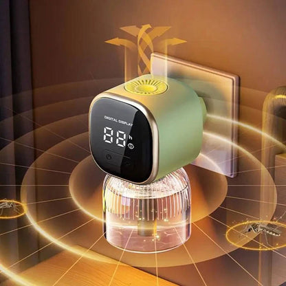 Ultrasonic Mosquito Repellent Plug with Programmable Timer and Night Light