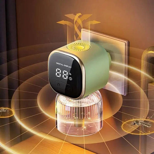 Ultrasonic Mosquito Repellent Plug with Programmable Timer and Night Light