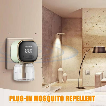 Ultrasonic Mosquito Repellent Plug with Programmable Timer and Night Light