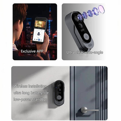 Smart Video Doorbell with Motion Detection and Night Vision, Two Way Audio