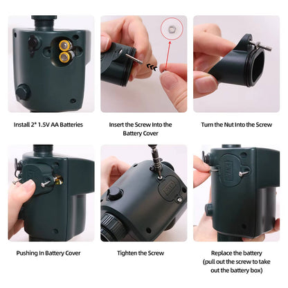 Rotating Water Spray Animal Repeller with Solar Power and Motion Sensor
