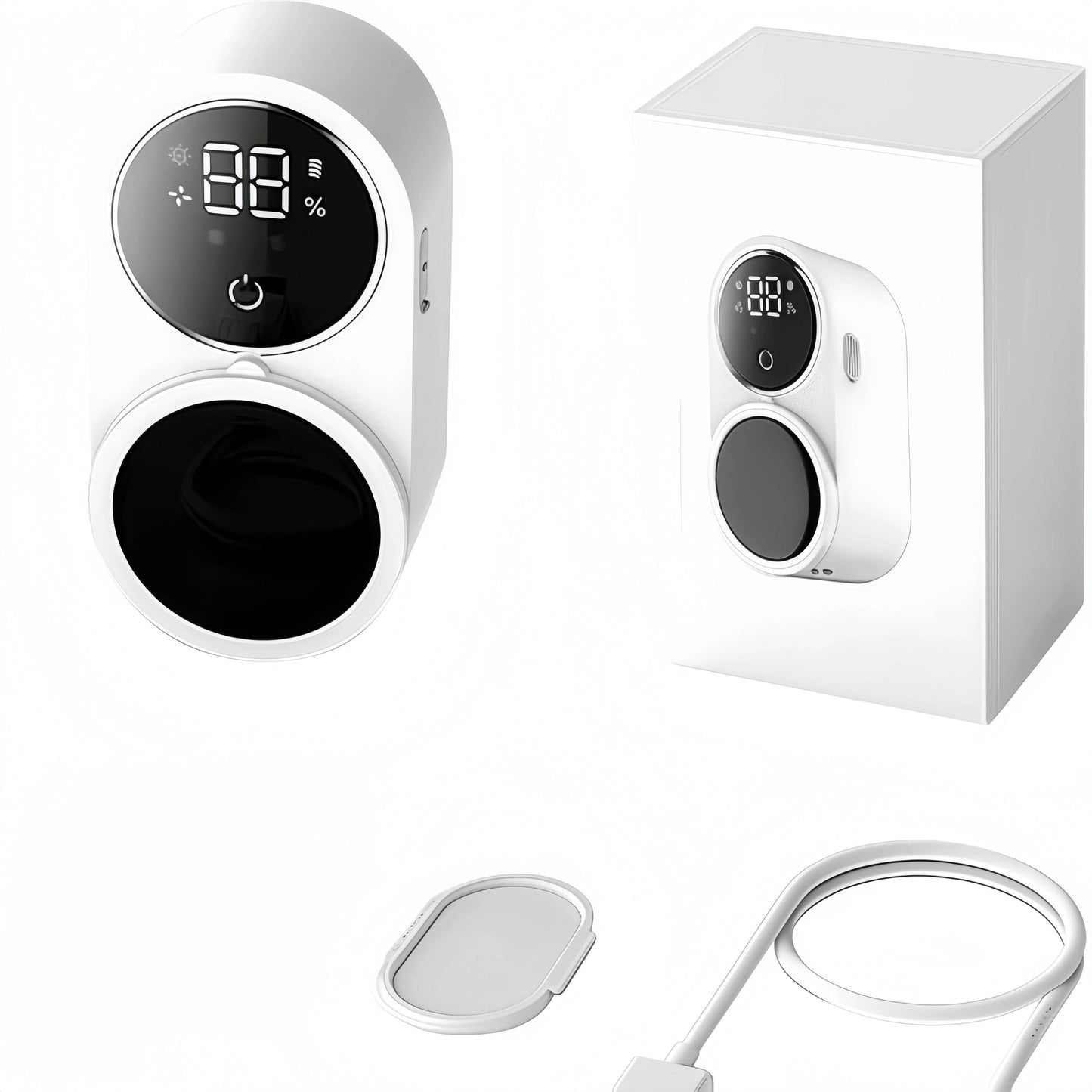 Wall Mount Toothbrush Sterilizer with Touchless Sensor and Automatic Air Dry, Multi-Compartment for Electric and Manual Brushes