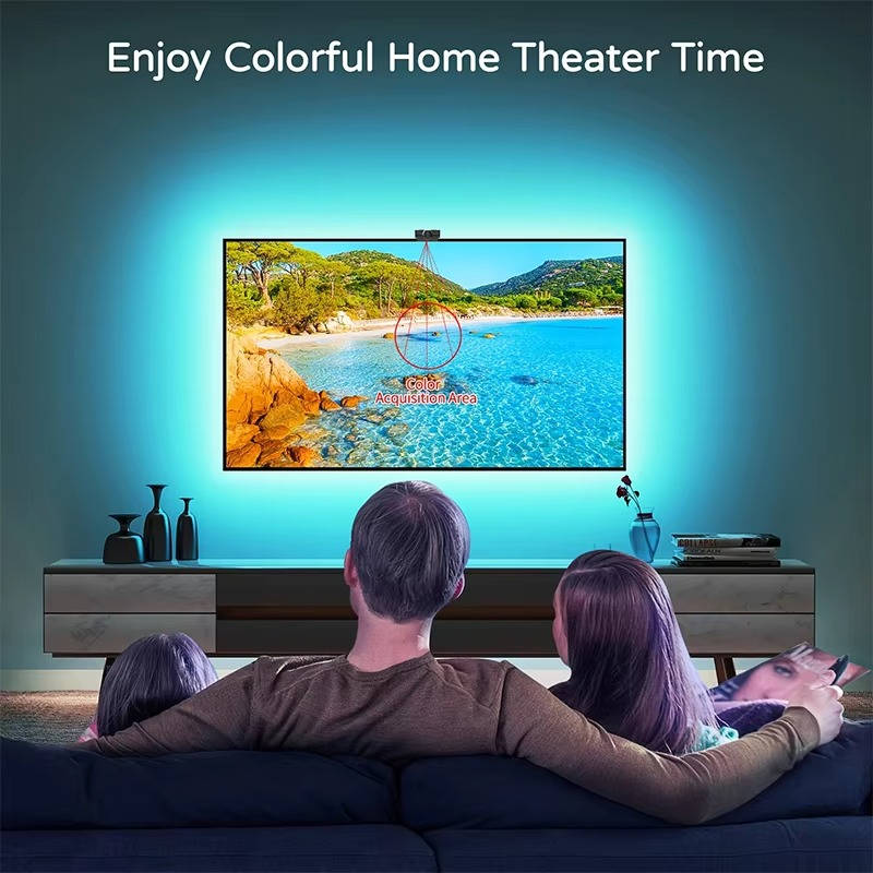 Smart LED TV Backlight with Color Sync and RGBIC Technology for 55-75in TVs