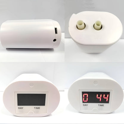 Plant Watering System with LCD Timer and Rechargeable Battery for 2-8 Pots