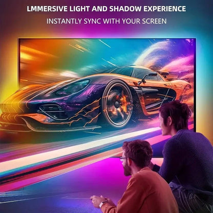 Smart LED TV Backlight with Color Sync and RGBIC Technology for 55-75in TVs