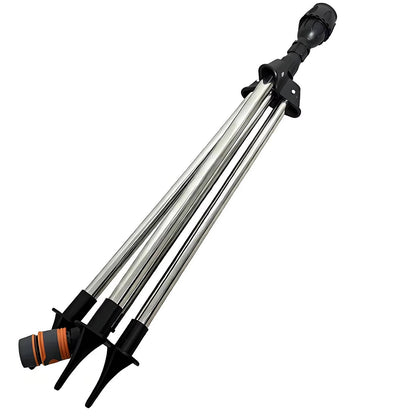 Garden Watering Tripod Sprayer Sprinkler, Heavy Duty Impact Lawn Sprinkler with Telescoping Metal Stand, Large Area Coverage Watering System for Yard and Agriculture