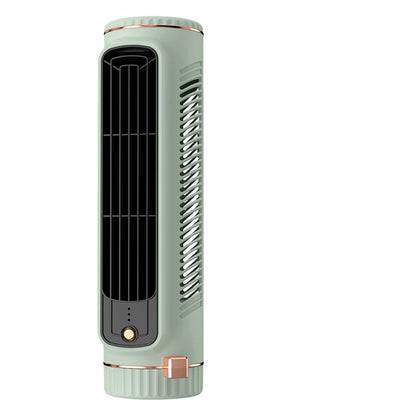 Bladeless Tower Fan with USB Power and 60-Degree Air Distribution