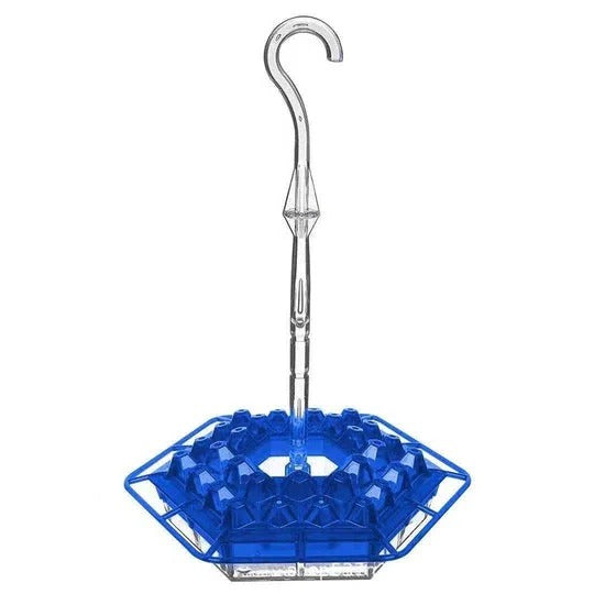 Hummingbird Feeder with Integrated Ant Moat and 30 Flower Ports