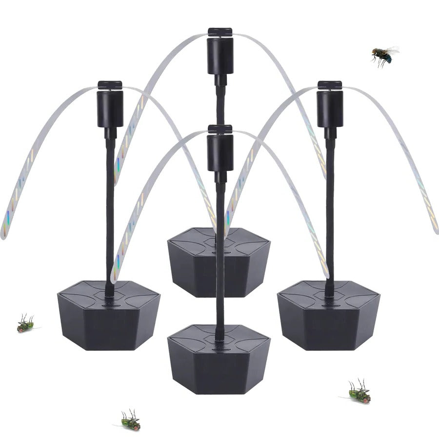 Portable Insect Repellent Fan with Rechargeable Battery and Retractable Base