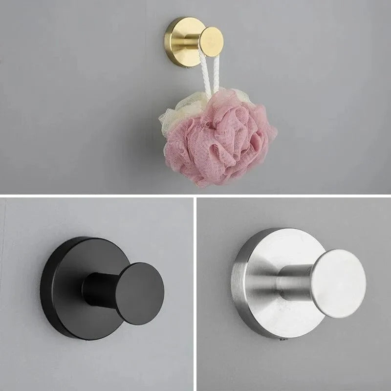 Twist-Lock Suction Cup Hooks with Water-Resistant Design for Smooth Surfaces