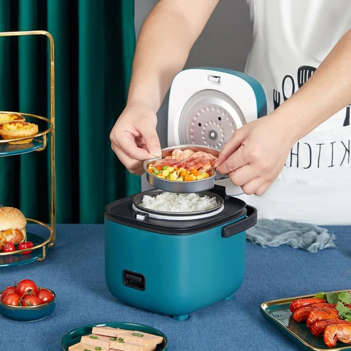 1.2-Quart Rice Cooker with Steamer Tray and Auto Warming Mode