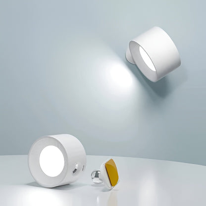 Adjustable Wall Light with Magnetic Rotation and Dimmable LED, 3 Color Temperatures
